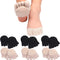 SATINIOR 6 Pairs Toe Topper Socks No Show Liner Socks Women Finger Half Socks Non Slip Invisible Separated Socks...